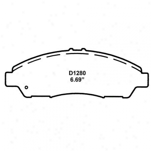 Wearever Silver Brake Pads/shoes - Front - Nad 1280