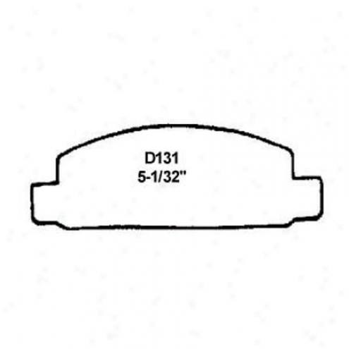 Wearever Silver Brake Pads/shoes - Front - Nad 131/nad 131