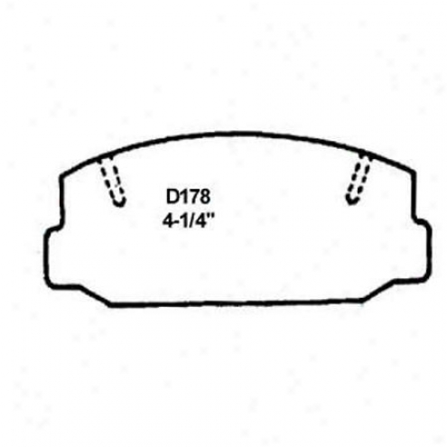Wearever Silver Brake Pads/shoes - Front - Nad 178