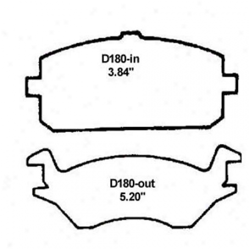 Wearever Silver Brake Pads/shoes - Front - Nad 180
