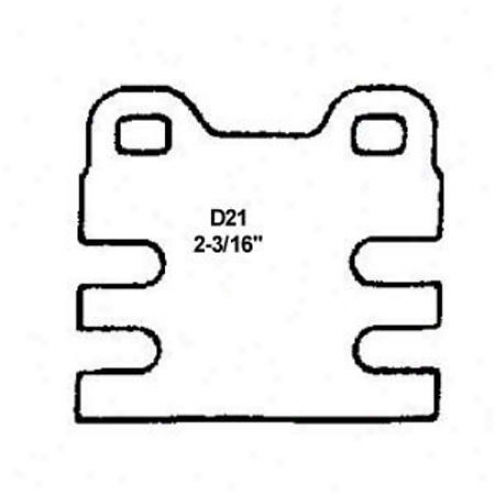 Wearever Silver Brake Pads/shoes - Front - Nad 21/nad 21