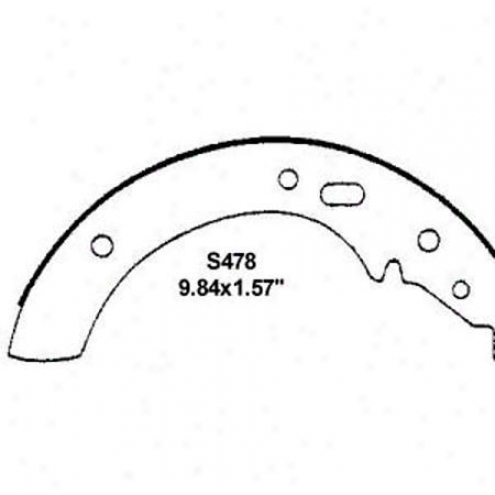 Wearever Silver Brake Pads/shoes - Rear - Fb478