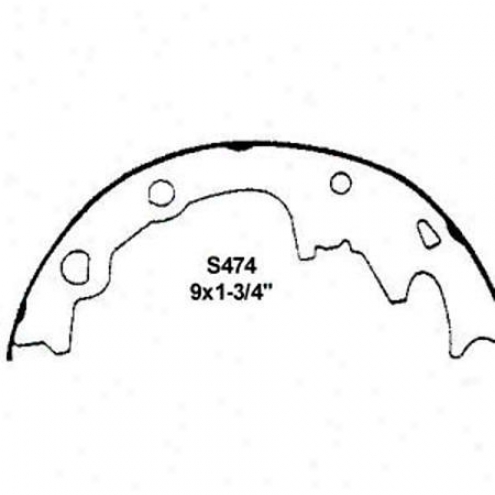 Wearever Silver Brake Pads/shoes - Rear - Fr474