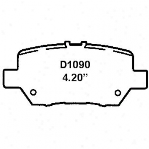 Wearever Silver Brake Pads/shoes - Rear - Nad 1090/nad 10