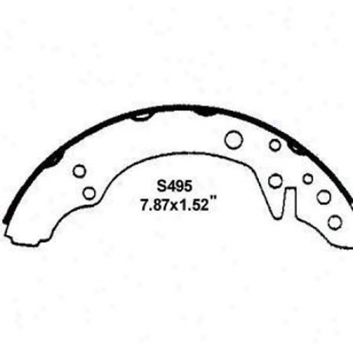 Wearever Silver Brake Pads/shoes - Rear - Nb495