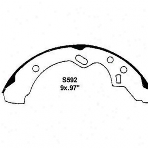 Wearever Silver Brake Pads/shoes - Bring up - Nb592