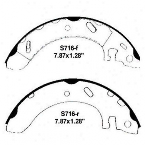 Wearever Silver Brake Pads/shoes - Rear - Nb716