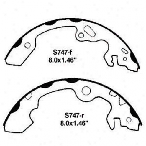 Wearever Silver Brake Pads/shoes - Rear - Nb747