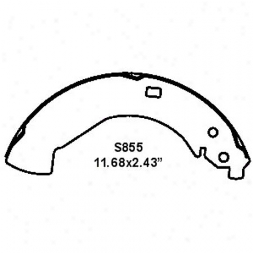 Wearevef Silver Brake Pads/shoes - Rear - Nb855