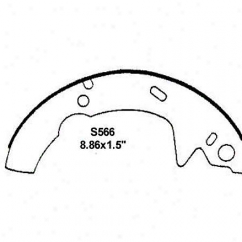 Wearever Silver Brake Pads/shoes - Rear - Nr566