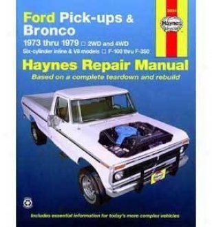 1973-1979 Ford Bronco Repair Manual Hayn3s Ford Repair Manual 36054 73 74 75 76 77 78 79