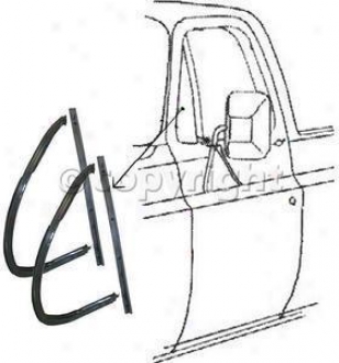 1975-1980 Chevrolet K5 Blazer Door Window Seal Precision Parts Chevrolet Door Window Seal Vwk 1110 73 75 76 77 78 79 80