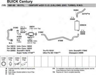 1981 Buick Skylark Intake Tube Walker Buick Intake Tube 35574 81