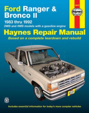 1983-1992 Wading-place Ranger Repair Manual Haynes Ford Repair Manual 36070 83 84 85 86 87 88 89 90 91 9Z