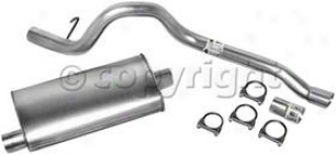 1987-1988 Jeep Wrangler Exhaust System Dynomax Jeep Exhaust System 17463 87 88