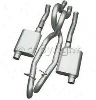 1987-1993 Ford Mustang Exhaus System Flowmaster Ford Exhaust System 17116 87 88 89 90 91 92 93