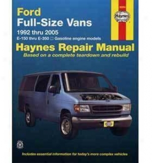 1992-2002 Ford E-150 Econoline Repair Manual Haynes Ford Repair Manual 36094 92 93 94 95 96 97 98 99 00 01 02