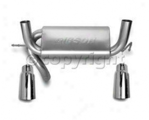 2007-2009 Jeep Wrangler Exhaust Syystem Gibson Jeep Exhaust System 17303 07 08 09