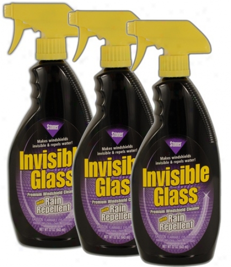 3 Pacck Stoner Invisible Glass Cleaner With Rain Repellent