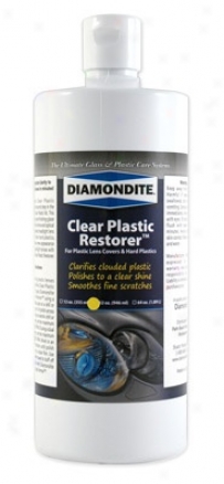 32 Oz. Diamondite Clear Plastic Restorer
