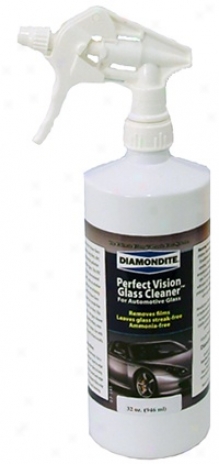 32 Oz.  Diamondite Perfect Vision Glass Cleaner Pump