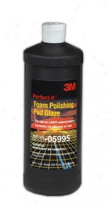 3m Perfect-it Foam Polishing Pad Glaze - Light, 32 Oz.