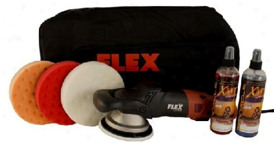 Flex Xc3401 Vrg Orbital Polisher Intro Kit  Free Flex Bag