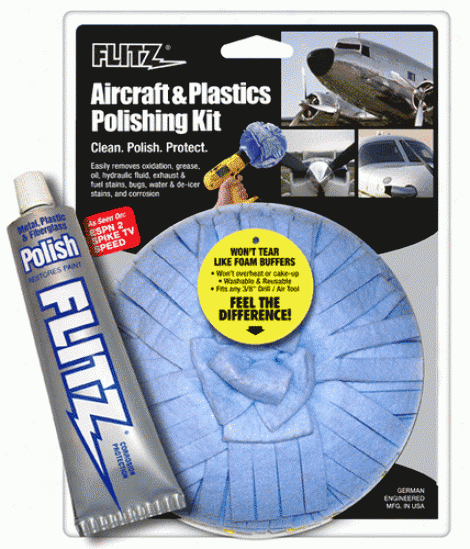 Flitz Aircraft & Plastics Polishing Kit
