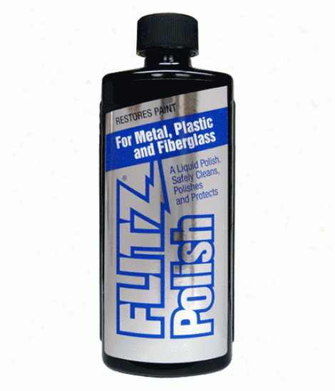 Flitz Metal Polish, Fiberglass & Paint Restorer 7.6 Oz. Fluid