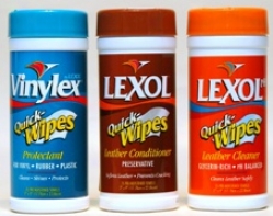 Lexol Quick-wipes Kit  Vinylex, Conditioner, Cleaner