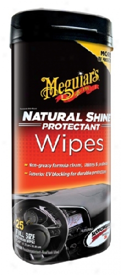 Meguiars Natural Shine Protectant Wipes