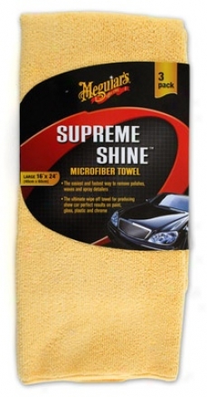 Meguiars Supreme Be eminent Microfiber Towels 3 Pack