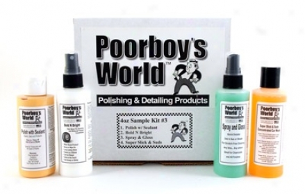 Poorboy's World Clean & Protect Sample Kit