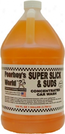 Poorboy's World Super Spick & Suds Concentrated Car Wash 1 Gallon