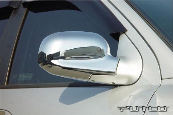 01-06 Hyundai Santa Fe Putco Mirror Overlays 408101
