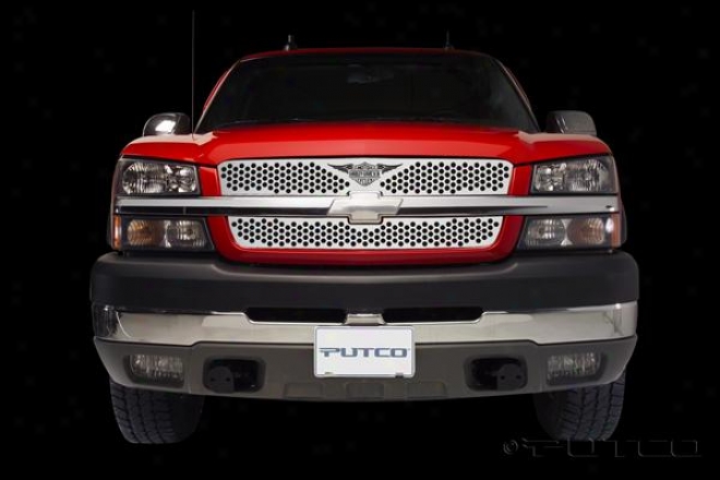 03-05 Silverado 1500 Putco Grille Insert - Punch With Wings Logo