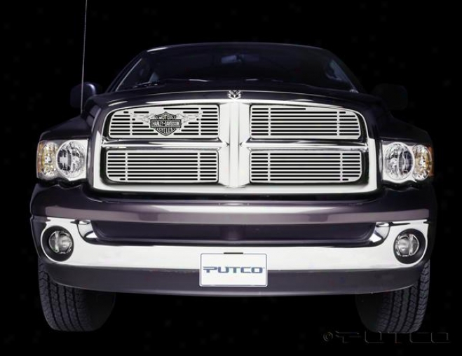 04-05 Dodge Ram 1500 Putco Grille Insert - Liquid With Wings Logo