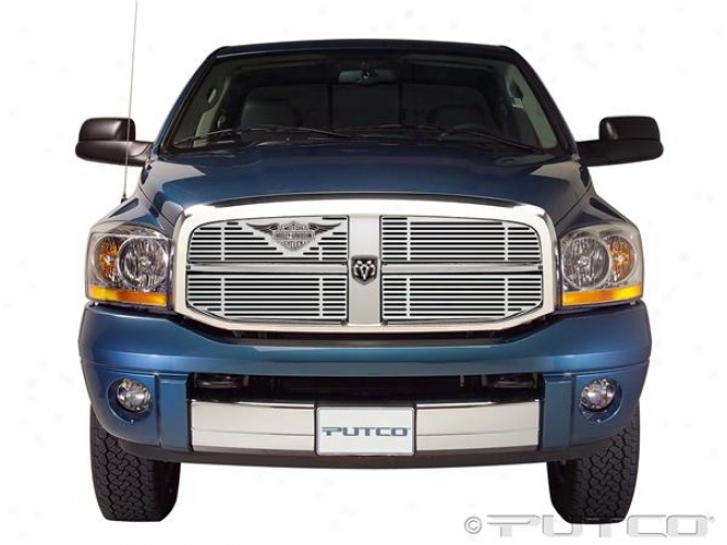 06-08 Dodge Ram 1500 Puttco Grille Set in - Liquid With Wings Logo