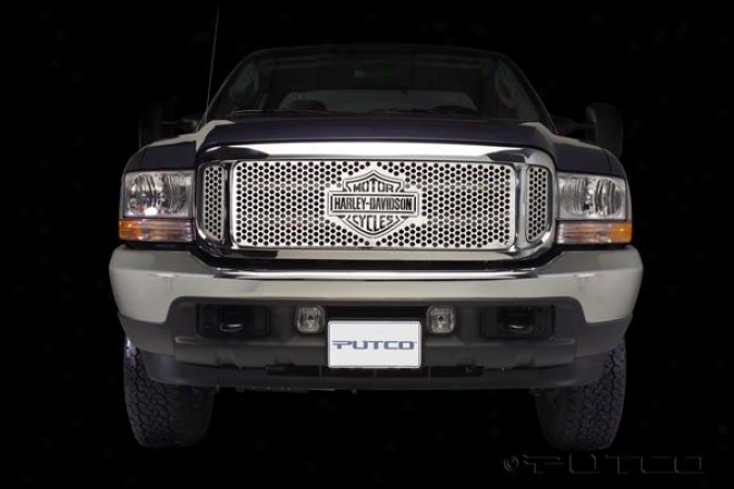 1999 Ford F-250 Putco Grille Insert - Punch With Bar & Forbid 52105