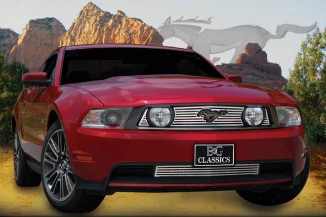 "2010 Ford Mustang E&g Classics 1/4 X 1/4 ""q"" Grille 1049-0185-10gtq"