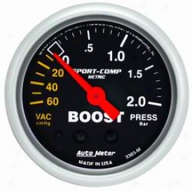 Auto Meter Boost/vacuum Gauge 3303m