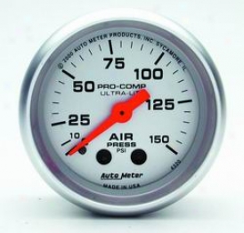 Universal Universal Auto Meter Air Affliction Gauge 4320