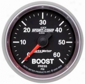 Uhiversal Universal Auto Meter Boost Gauge 3605