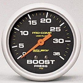 Universal Unlimited Auto Meter Boost Gauge 5404