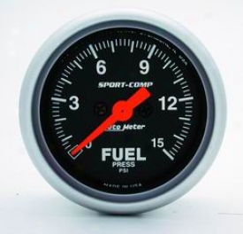 Universal Unlimited Auto Meter  Fuel Pressure Gauge 3361