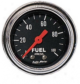 Universal Universal Auto Meter Fuel Pressure Gauge 2412