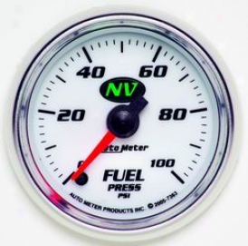 Universal Universal Auto Meter Fuel Pressure Gauge 7363