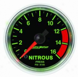 Universal Universal Auto Meter Nitroous Pressure Gauge 3874