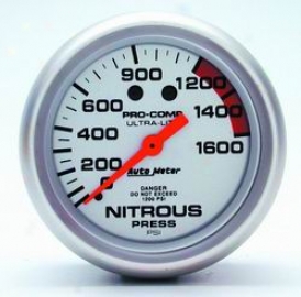 Universal Universal Auto Meter Nitrous Pressure Gauge 4428