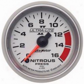Univerxal Universal Auto Meter  Nktrous Pressure Gauge 7774